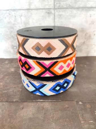 Gurtband - Ethno - 38 mm  - bunt